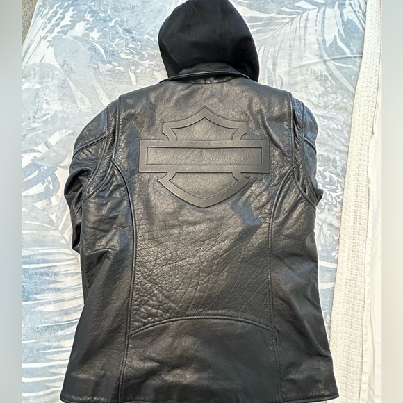 Harley Davidson Potomac Leather Riding Jacket - Picture 3 of 6